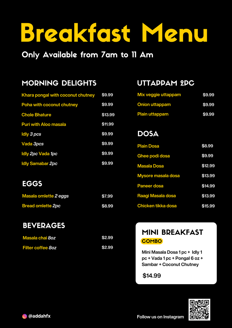 Adda Indian Eatery Menu - Image 5